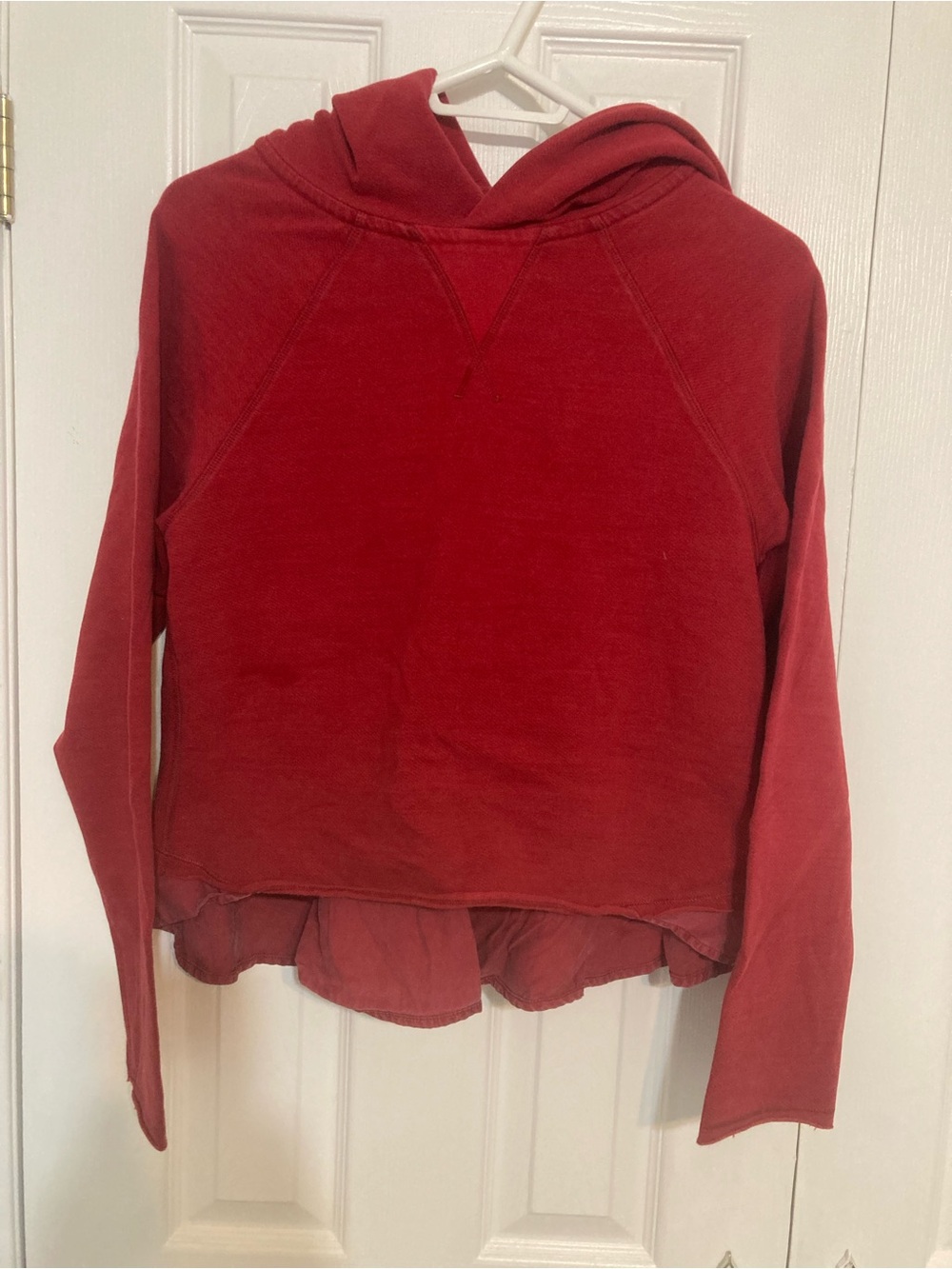 lululemon athletica Red Pullover Hoodie